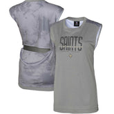 New Orleans Saints Women's No Sweat Tank Top - Gray - NFL
