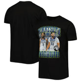 Anthony Edwards & Karl-Anthony Towns Minnesota Timberwolves Stadium Essentials Unisex Player Duo T-Shirt Black