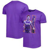 Devin Booker Phoenix Suns Stadium Essentials Unisex Player Skyline T-Shirt Purple