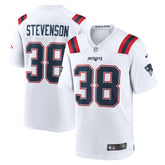 Rhamondre Stevenson New England Patriots Game Player Jersey - White - Nike