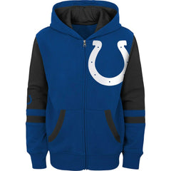 Indianapolis Colts Preschool Stadium Color Block Full-Zip Hoodie - Royal - NFL