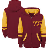 Washington Commanders Preschool Stadium Color Block Full-Zip Hoodie - Burgundy - NFL