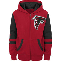 Atlanta Falcons Preschool Stadium Color Block Full-Zip Hoodie - Red - NFL