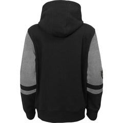 Las Vegas Raiders Youth Colorblock Full-Zip Hoodie - Black - NFL