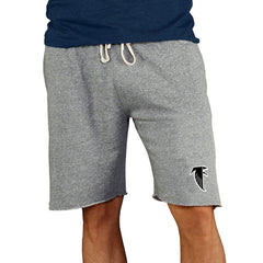 Atlanta Falcons Concepts Sport Throwback Logo Mainstream Terry Shorts - Gray - NFL