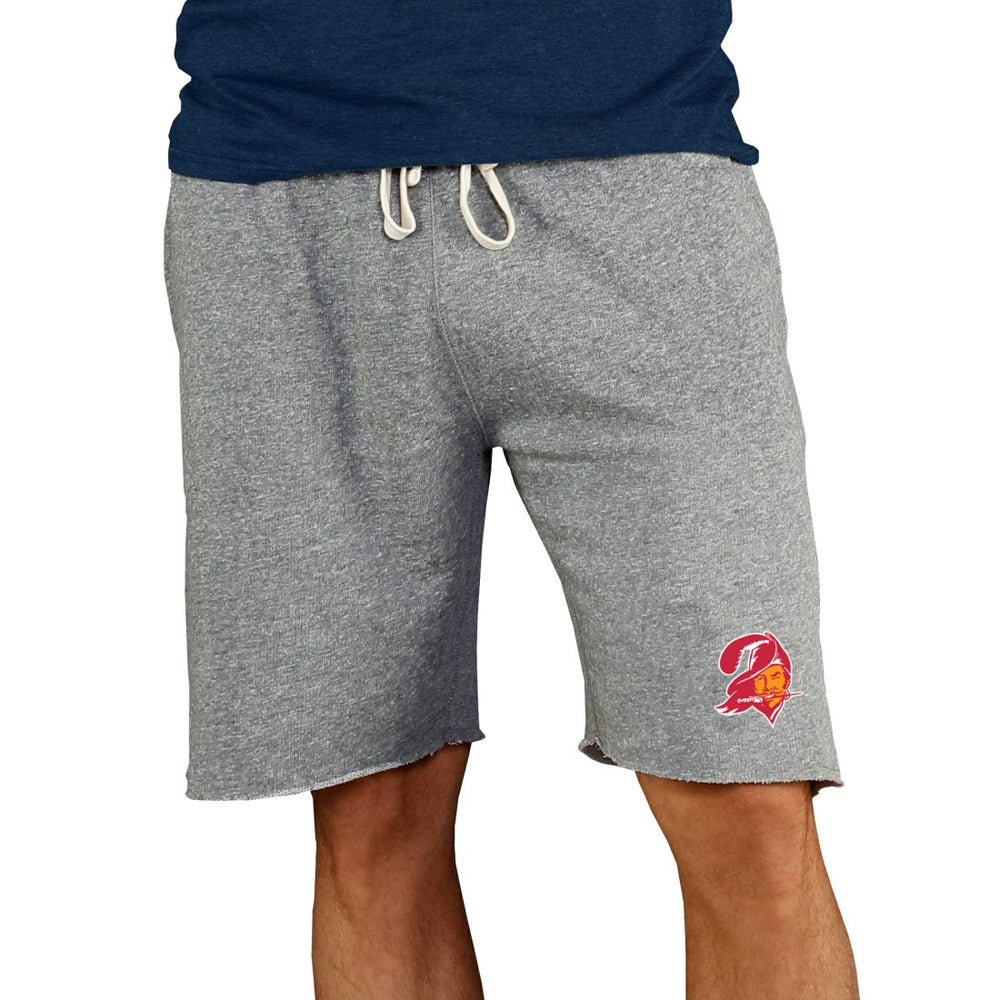 Tampa Bay Buccaneers Concepts Sport Throwback Logo Mainstream Terry Shorts - Gray - NFL