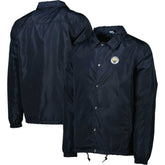 Manchester City Coaches Full-Snap Jacket Navy