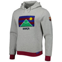 Barcelona Lifestyle Pullover Hoodie Heather Gray