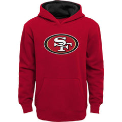 San Francisco 49ers Youth Prime Pullover Hoodie - Scarlet - NFL