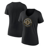 Boston Bruins Women's Represent V-Neck T-Shirt - Black | NHL discount