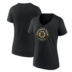 Boston Bruins Women's Represent V-Neck T-Shirt - Black | NHL discount