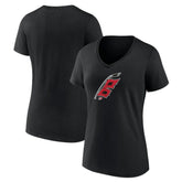 Carolina Hurricanes Women's Alternate Logo V-Neck T-Shirt - Black | NHL sale