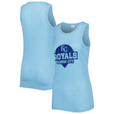 Kansas City Royals Soft as a Grape Women's Tri-Blend Tank Top for sale