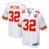 Nick Bolton Kansas City Chiefs Away Game Player Jersey - White - Nike