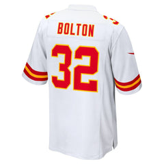 Nick Bolton Kansas City Chiefs Away Game Player Jersey - White - Nike