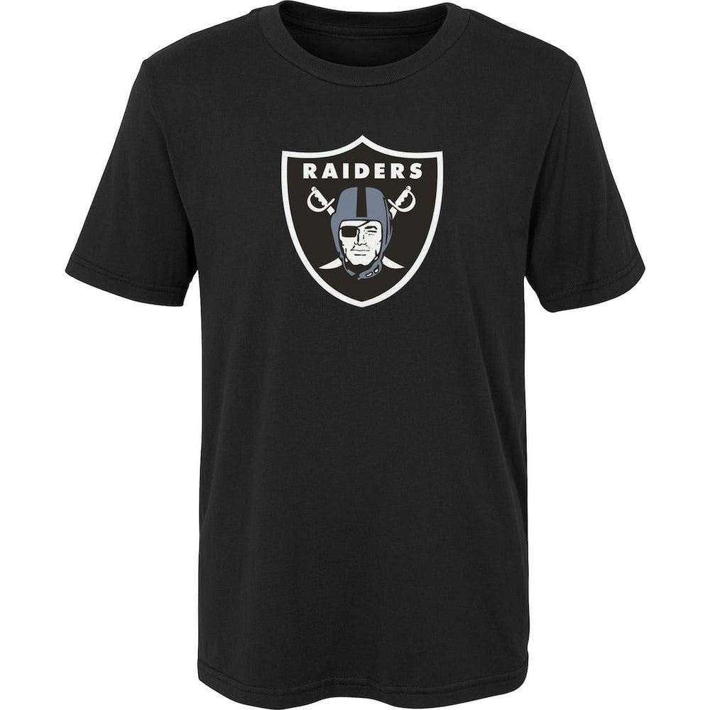 Las Vegas Raiders Preschool Primary Logo T-Shirt - Black - NFL