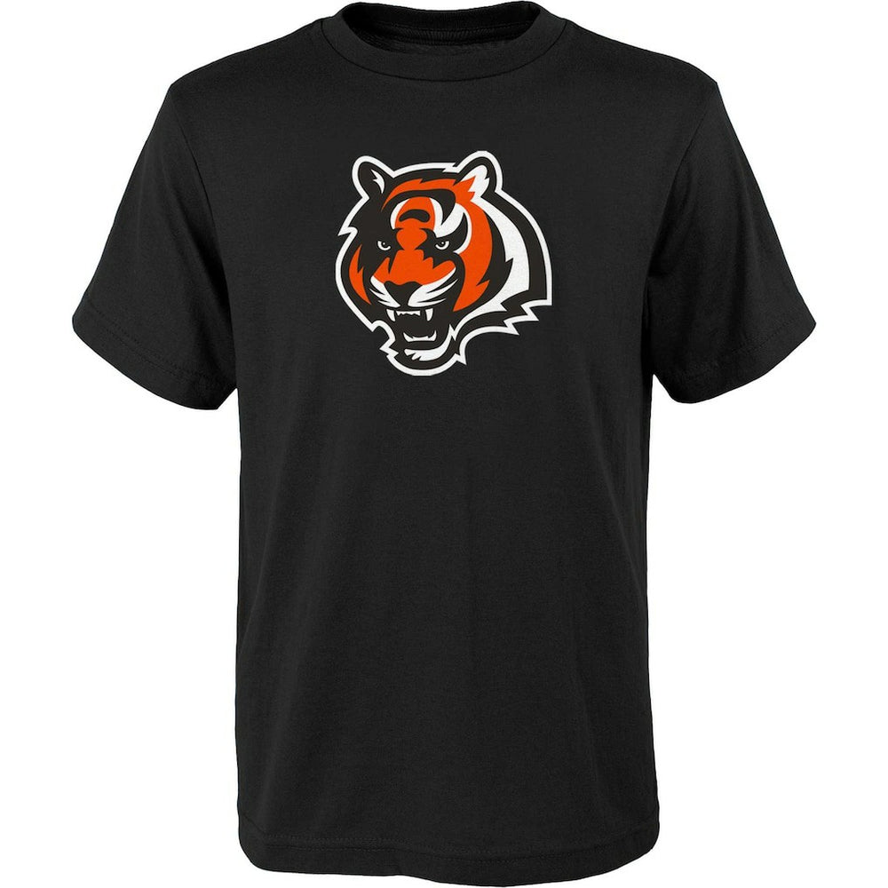 Cincinnati Bengals Outerstuff Youth Primary Logo T-Shirt - Black - NFL
