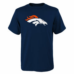 Denver Broncos Outerstuff Youth Primary Logo T-Shirt - Navy - NFL