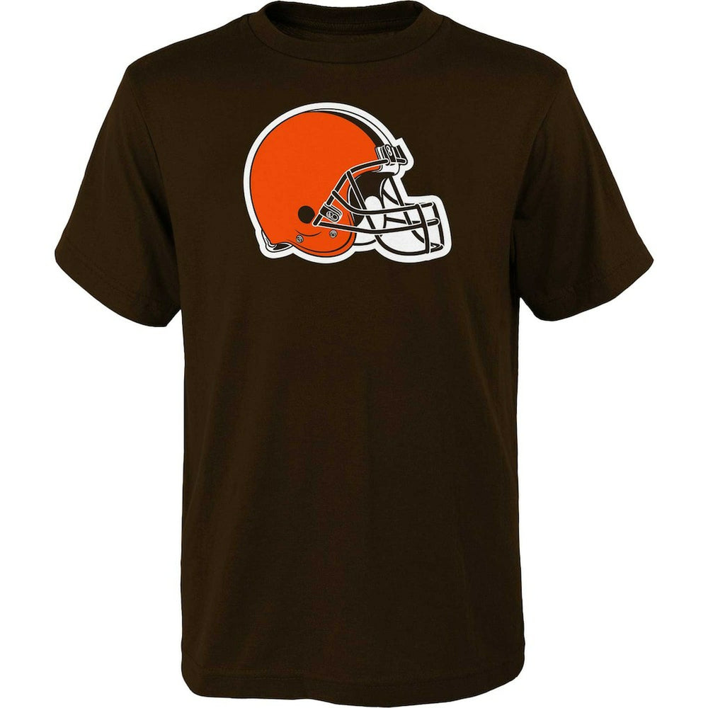 Cleveland Browns Youth Primary Logo T-Shirt - Brown - NFL