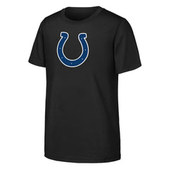Indianapolis Colts Outerstuff Youth Primary Logo T-Shirt - Black - NFL
