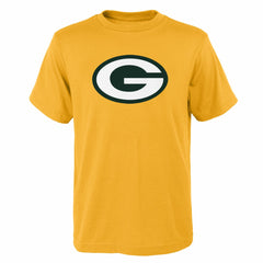Green Bay Packers Outerstuff Youth Primary Logo T-Shirt - Gold - NFL