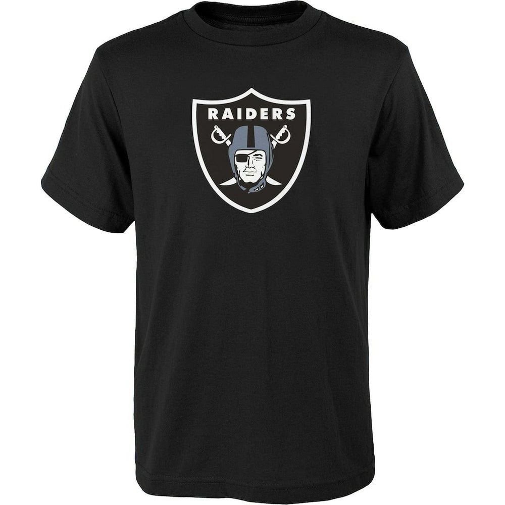 Las Vegas Raiders Outerstuff Youth Primary Logo T-Shirt - Black - NFL