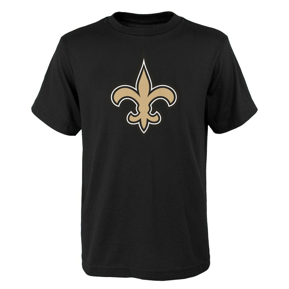 New Orleans Saints Outerstuff Youth Primary Logo T-Shirt - Black - NFL