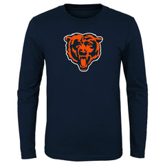 Chicago Bears Youth Primary Logo Long Sleeve T-Shirt - Navy - NFL