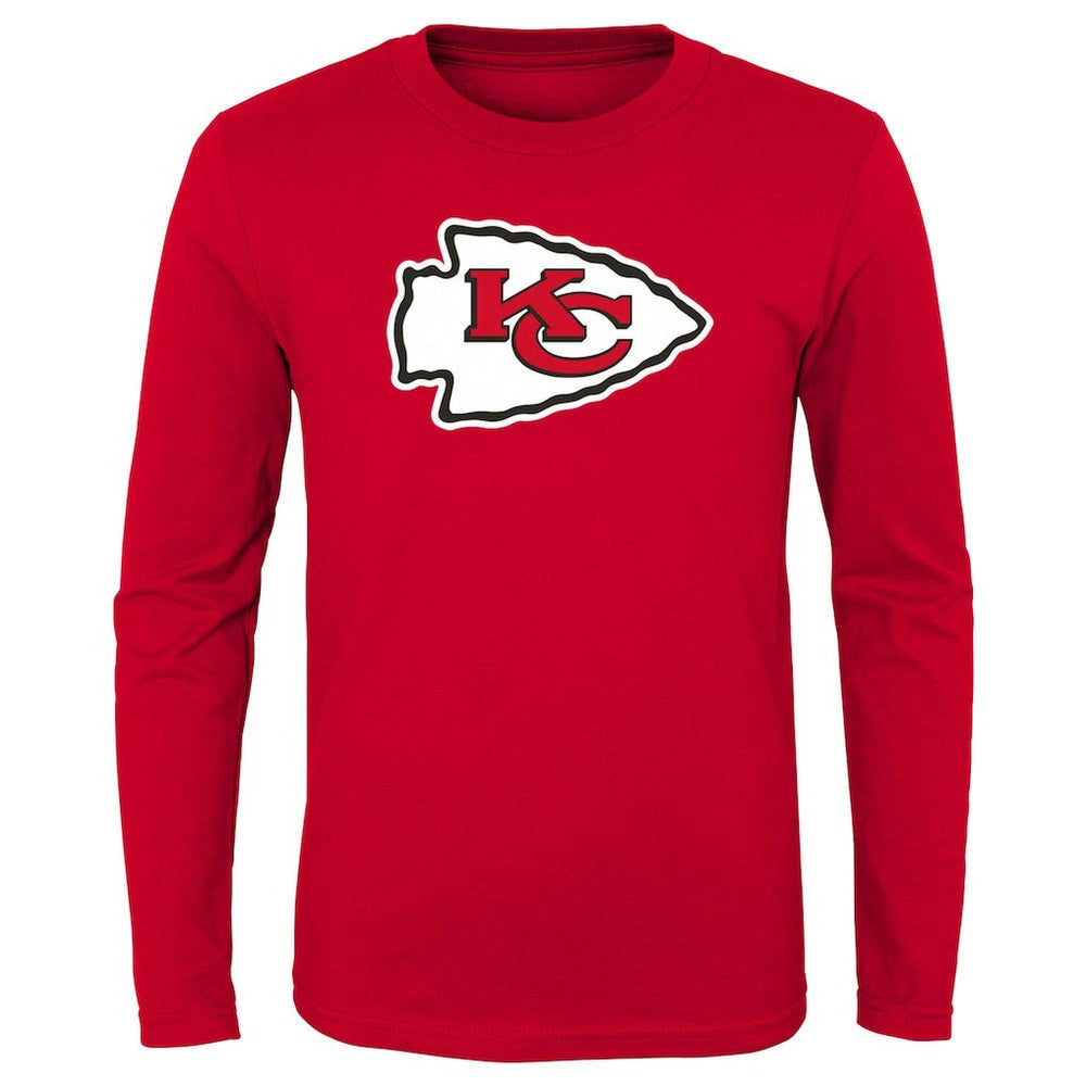 Kansas City Chiefs Preschool Primary Logo Long Sleeve T-Shirt - Red - NFL