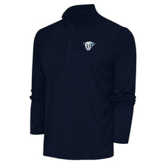 Nashville Predators Antigua Special Edition 2.0 Tribute Quarter-Zip Pullover Top - Navy | NHL Clearance