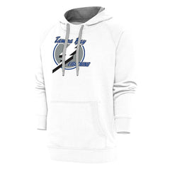 Tampa Bay Lightning Antigua Special Edition 2.0 Victory Pullover Hoodie - White | NHL on sale