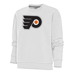 Philadelphia Flyers Antigua Women's Special Edition 2.0 Victory Crewneck Pullover Sweatshirt - White | NHL on sale