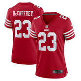 Christian McCaffrey San Francisco 49ers Women's Player Jersey - Scarlet - Nike