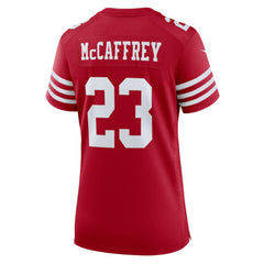 Christian McCaffrey San Francisco 49ers Women's Player Jersey - Scarlet - Nike