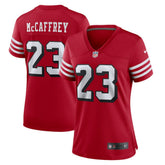 Christian McCaffrey San Francisco 49ers Women's Player Jersey - Scarlet - Nike