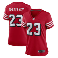 Christian McCaffrey San Francisco 49ers Women's Player Jersey - Scarlet - Nike