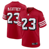 Christian McCaffrey San Francisco 49ers Alternate Game Player Jersey - Scarlet - Nike