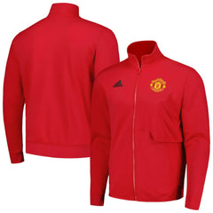 Adidas - Manchester United 2023/24 Anthem Full-Zip Jacket - Red