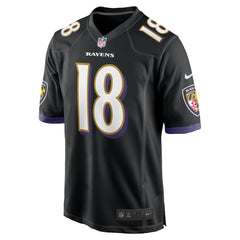 Roquan Smith Baltimore Ravens Alternate Game Jersey - Black - Nike