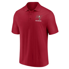 Tampa Bay Buccaneers Lockup Two-Pack Polo Set - White/Red - Fanatics
