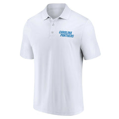 Carolina Panthers Lockup Two-Pack Polo Set - White/Black - Fanatics