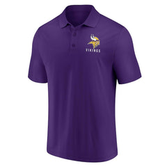 Minnesota Vikings Lockup Two-Pack Polo Set - White/Purple - Fanatics