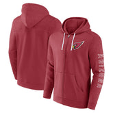 Arizona Cardinals Offensive Lineup Hoodie Full-Zip Hoodie - Cardinal - Fanatics