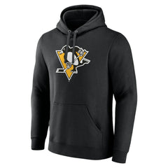 Pittsburgh Penguins Primary Team Logo Pullover Hoodie - Black | NHL on sale