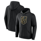 Vegas Golden Knights Primary Team Logo Pullover Hoodie - Black | NHL Lifestyle