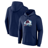 Colorado Avalanche Primary Team Logo Pullover Hoodie - Navy | NHL Clearance