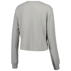 Atlanta Braves The Wild Collective Women's Cropped Long Sleeve T-Shirt Discount
