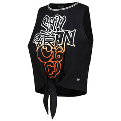 San Francisco Giants The Wild Collective Women's Twisted Tie Front Tank Top Discount