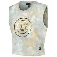 Chicago Cubs The Wild Collective Women's Washed Muscle Tank Top Sale