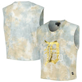 Detroit Tigers The Wild Collective Women's Washed Muscle Tank Top Discount